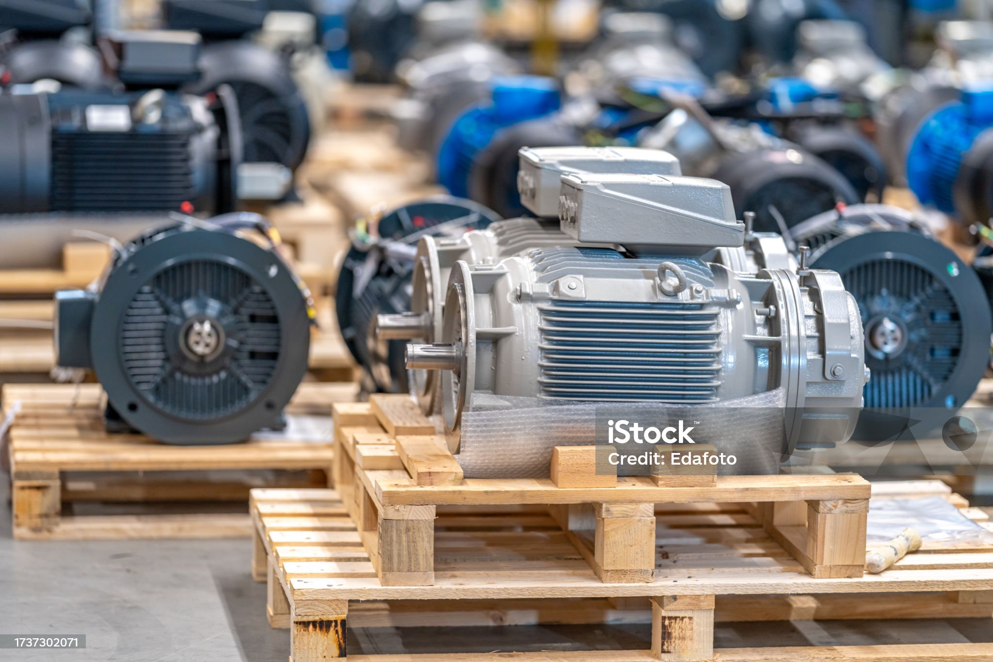 Completed refurbished motor