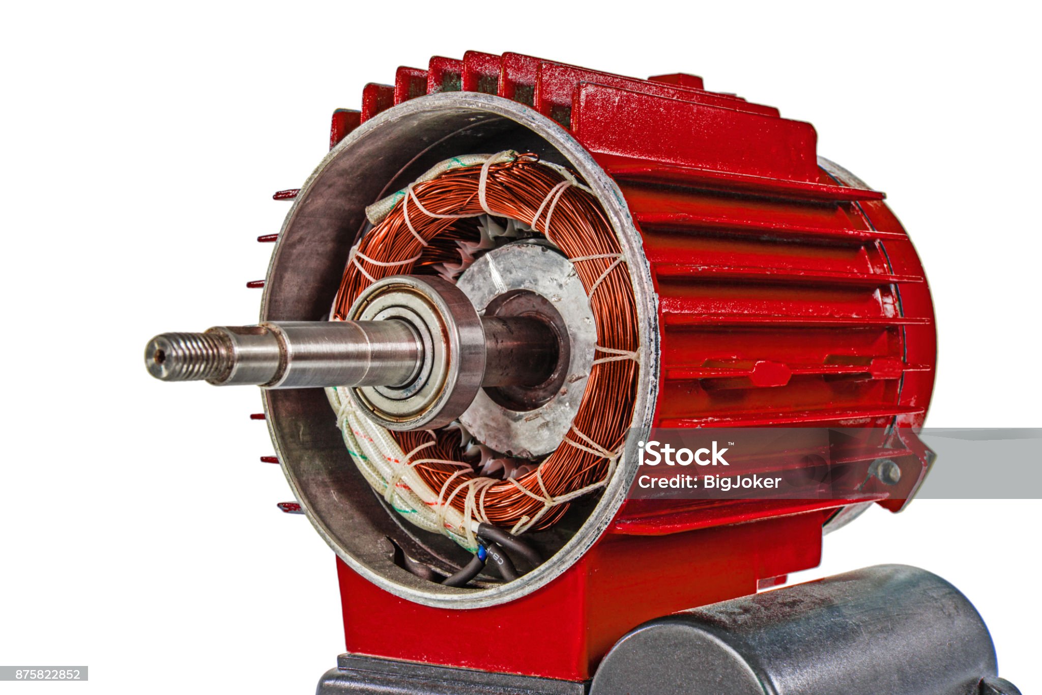 Motor stator rewinding